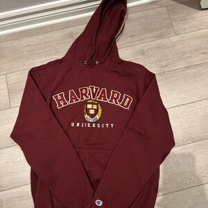 Champion Harvard University Burgundy Hoodie- small
